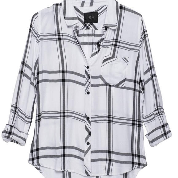 Rails Hunter White Jet Flannel Long Sleeve Shirt - Picture 13 of 16